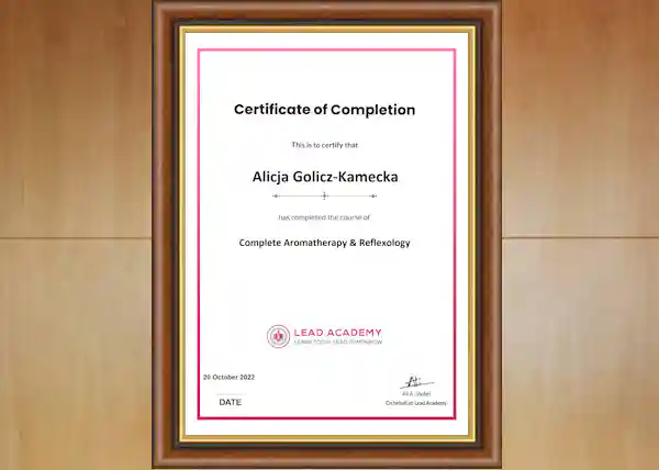 aromatherapy certification large